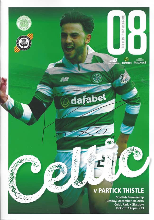 Celtic (Glasgow) FC v Partick Thistle FC